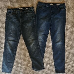 Bundle Jessica Simpson High Rise Skinny Stretch 10 Two Jeans